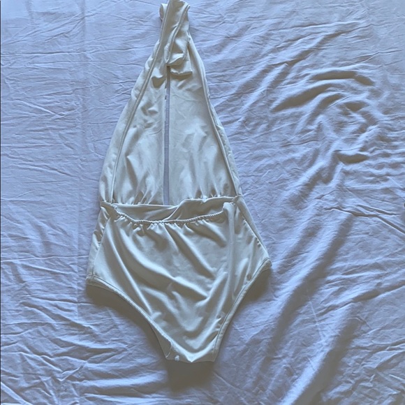 White one-piece swimsuit - Picture 2 of 3